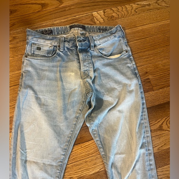 Scotch & Soda Sky Blue Skinny Jeans - Picture 9 of 9